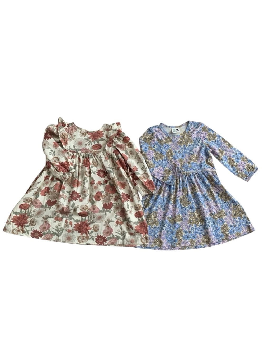 NWOT Lot of 2,Cotton:On Kids Holly Long Sleeve Dress Size 3